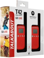 Motorola TLKR_T42-12 T42 PIROS Adventure Adóvevő pár, 4 km walkie talkie TLKR T42 Adóvevő kép