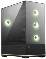 Msi 110R PZ 4xargb ventilátor, tápegység nélkül, üvegfalú, fekete kép