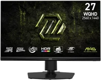 Msi 1200:1 CR, 300CD/M2, 1MS, 200HZ, DP MSI Monitor GAMING MAG 272QPF E20 Rapid IPS LED 27