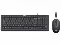 Msi 956-AZHU012-104 Msi accy bill+egér, sk9626m vezetékes billentyűzet + egér, fekete kép