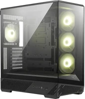 Msi MAG PANO 130R PZ Táp nélküli ablakos mid tower számítógépház fekete kép
