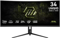 Msi VA 3440X1440, 200HZ 21:9, 3000:1, 300CD/M2, 0,5MS MSI Monitor GAMING MAG 342CQRF E20 Ívelt 34
