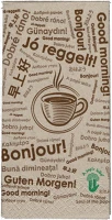 Müller QUOT;JÓ REGGELT!"; Szalvéta 1 rétegű 1/8 hajtás lapméret: 32 x 32 cm 720 lap/doboz lady gastro kávé 