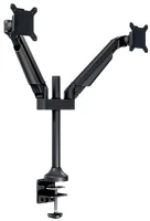 Multibrackets 7350073732593 2 karos asztali konzol, m vesa gas lift arm dual black hd kép