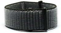 Mybandz 20SKU1613 Tépőzáras rugalmas szövet óraszíj / olivazöld / 20mm kép