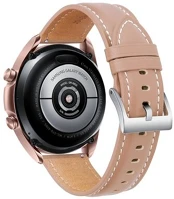 Mybandz 20SKU4557 Elegáns púder bőróraszíj ezüst csattal / 20mm kép