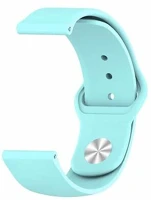Mybandz 20SKU6114 Szilikon óraszíj gömb csattal /türkiz/ / 20mm kép