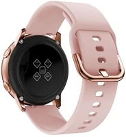 Mybandz 20SKU6141 Szilikon óraszíj fém csattal /pink/ 20 mm kép