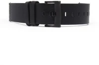 Mybandz 22SKU1568 Olasz prémium bőróraszíj / fekete / 22mm kép