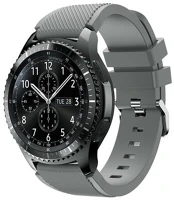 Mybandz 22SKU6103 Szilikon óraszíj /szürke/ / 22mm kép