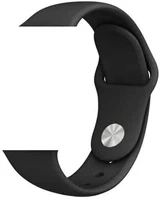 Mybandz 22SKU6111 Szilikon óraszíj gömb csattal /fekete/ / 22mm kép