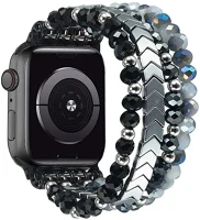 Mybandz 56700 Apple watch gyöngyös - fém óraszíj, 40 - 41 - 42 mm kép