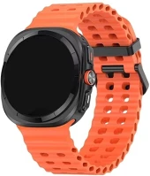 Mybandz 65036 Waves szilikon szíj-narancs/samsung galaxy watch ultra kép