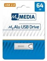 Mymedia 69274 Pendrive, 64gb, usb 2.0, alumínium ház,  