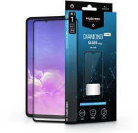 Myscreen LA-2014 Samsung g770f galaxy s10 lite/a915f galaxy a91 edzett üveg képernyővédő fólia -  protector diamond glass lite edge2.5d full glue - black kép