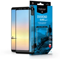 Myscreen LA-2047 Samsung n950f galaxy note 8 edzett üveg képernyővédő fólia ívelt kijelzőhöz -  protector diamond glass edge3d - black kép