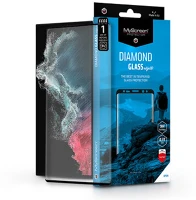 Myscreen LA-2145 Samsung s908b galaxy s22 ultra 5g edzett üveg képernyővédő fólia ívelt kijelzőhöz -  protector diamond glass edge3d - black kép