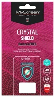 Myscreen M7125CCBF 10 MYSCREEN CRYSTAL BacteriaFREE képernyővédő fólia (antibakteriális, 4H, NEM íves) ÁTLÁTSZÓ kép