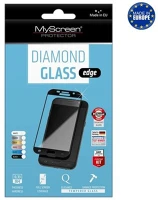 Myscreen md3812tg MYSCREEN DIAMOND GLASS EDGE Huawei Y7 Prime 2018 képernyővédő üveg (2.5D, full glue, teljes felületén tapad, karcálló, 0.33 mm, 9H) FEKETE