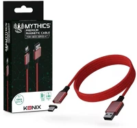Mythics KX-MCC-SERX-R usb-a - usb-c xbox series x/s kontroller töltő kábel mágneses fejjel 3m kép