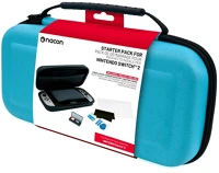 Nacon 2809495 Nintendo switch 2 kék utazótok + fólia kép