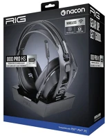 Nacon HS PS5 FEKETE Rig 800 pro hs ps5 fekete gamer headset kép