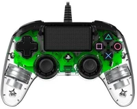 Nacon PS4OFCPADCLGREEN Illuminated compact usb gamepad transparent/green kép