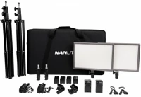 Nanlite 11-2002-2KIT-WB Lumipad25 led lámpa szett (2 db, akkumulát kép