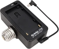 Nanlite BT-BA-SNP-E27 Pavobulb 10c akkumulátor adapter e27 kép