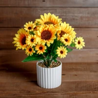 Napraforgó 11908 Műnövény dekoráció -  - 20 x 8 cm kép