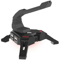 Natec NBU-1441 Genesis mouse Bungee VANAD 300 + hub USB 4-ports kép
