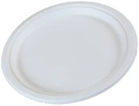 Natúr 12659 Papírtányér eldobható komp cukornád lebomló 25,4 cm  125 darabos kép