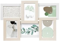 Natúr 240-920202 Képkeret, galéria, fa, 6 db 10x15, 