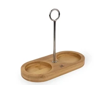 Natúr 44558 Peugeot  linea tálca bambusz  fogantyúval kép