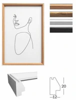 Natúr COR_DKLS006 Képkeret, fa, 13x18 cm, 