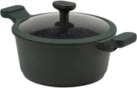 Nava 10-302-060 Imperial tapadásmentes alumínium lábas, kőbevonattal, 20cm átmérő kép