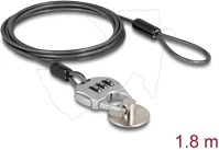 Navilock 4043619206575 biztonsági kábel tabletekhez és okostelefonokhoz kombinált zárral kép