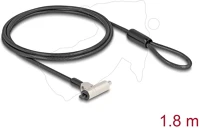 Navilock 4043619209316 laptop biztonsági kábel kulcsos zárral kensington csatlakozókhoz 3 x 7 mm kép