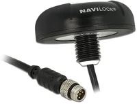 Navilock M8 6 TŰS Navilock gnss beidou galileo galileo glonass gps u-blox 8 soros m8 6 tűs csatlakozó pps 0,25 m tetőr kép