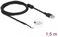 Navilock APA ÉS 4 TŰS Delock modul kábel USB 2.0 A típusú apa és 4 tűs kamera apa V6 1,5 m kép