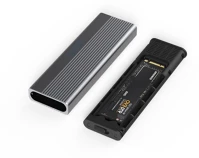 Nbase ES-80ANU32G1G Külső m.2 ssd ház szürke kép