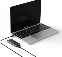 Nbase ES-80ANU32G2G Külső m.2 nvme ssd ház szürke kép