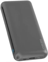 Nebo NEB-PBK-0029-G 20k rapid-pack, powerbank, 20.000 mah, 1x usb-a (2,1 a), 1x usb-c (2,1 a) kép