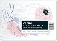 Nebuló 01.02837 Vázlatfüzet spirálozott  b/5 32 lapos famentes kép