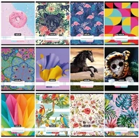 Nebuló 01.08086 Füzet kockás  a/4 32 lapos 87-32 l-design 12 darabos kép