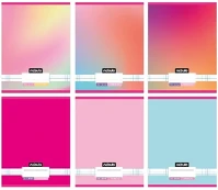 Nebuló 01.08090 Füzet kockás  a/4 32 lapos 87-32 monochrome és gradient lányos 12 darabos kép