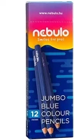 Nebuló 07.02428ROB Színes ceruza  jumbo háromszögletű kék kép