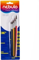 Nebuló 15.00910 Ecset  festett fanyelű 5-ös készlet (2,4,6,8,10) kép