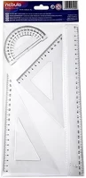 Nebuló 15.01187 Vonalzókészlet  30 cm vonalzóval 4 darabos kép
