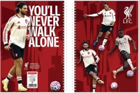 Nebuló A4, 70LAPOS Füzet spirál a4, 70lapos, vonalas 10 db/csomag liverpool kép